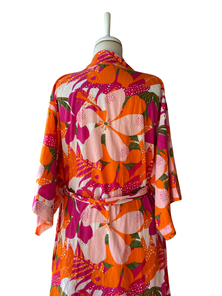 Retro Tropical Kimono