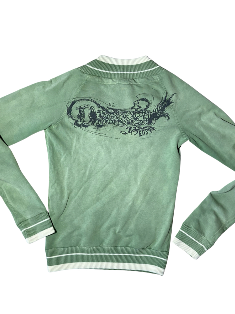 2000s Diesel Mint Graphic Sweater