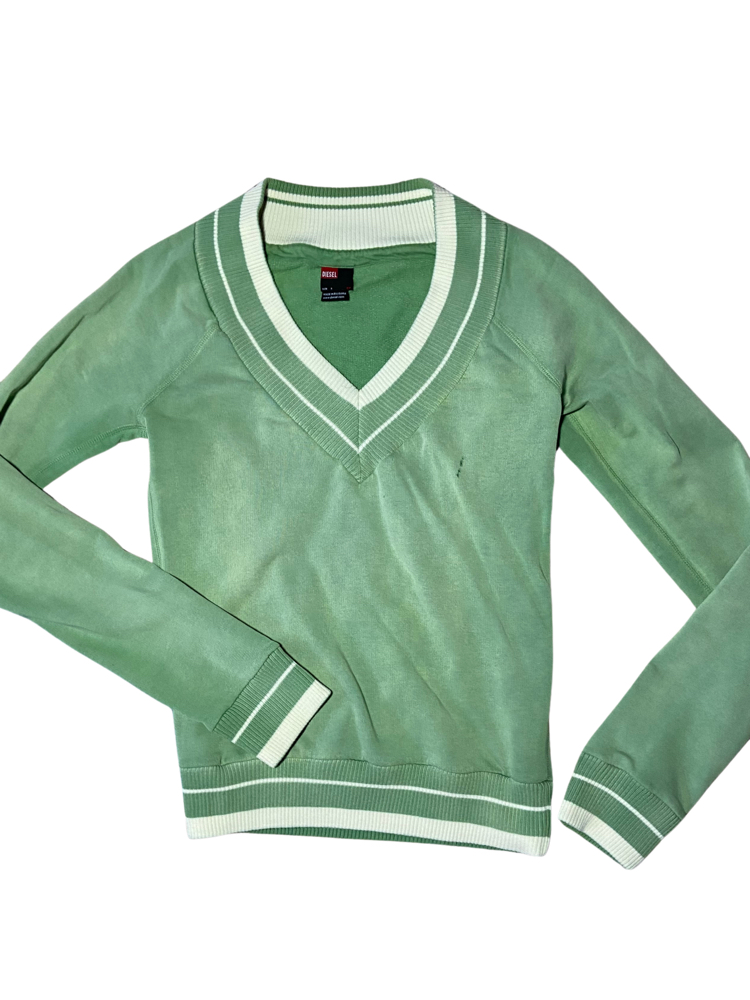 2000s Diesel Mint Graphic Sweater