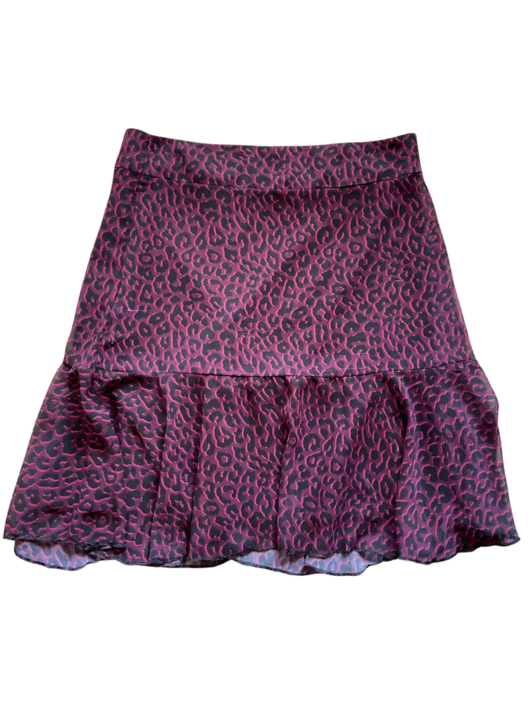 Pink Leopard Skirt