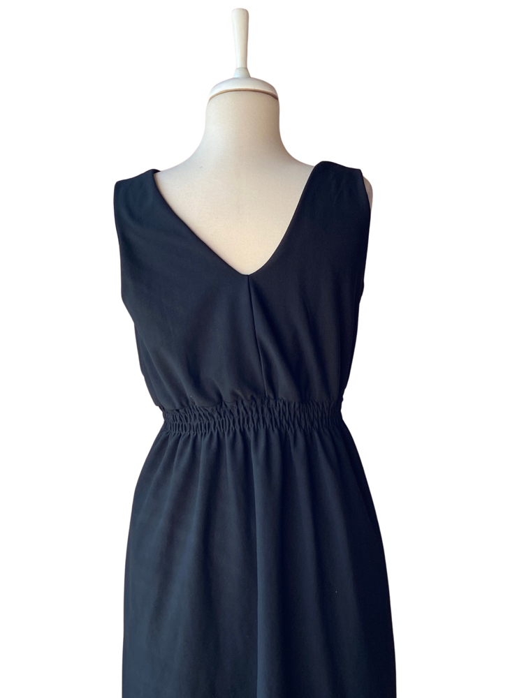 Black Lace Detail Dress
