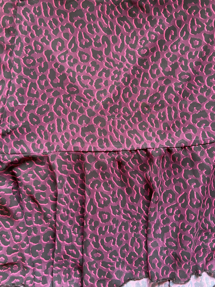 Pink Leopard Skirt