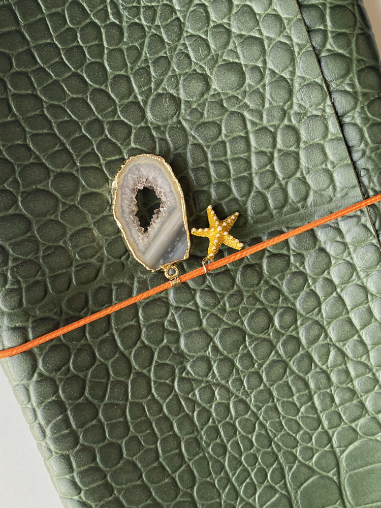 Croco | Doğal taş detaylı | A5 size