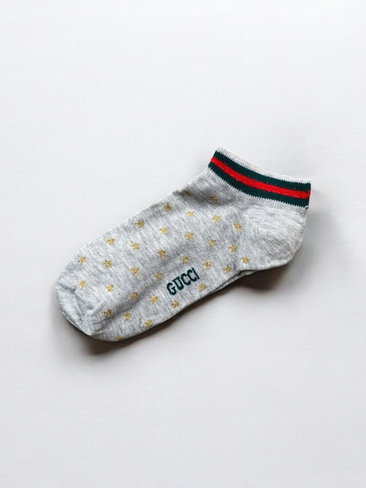 Premium Kalite Gucci Patik Çorap (6 çift)
