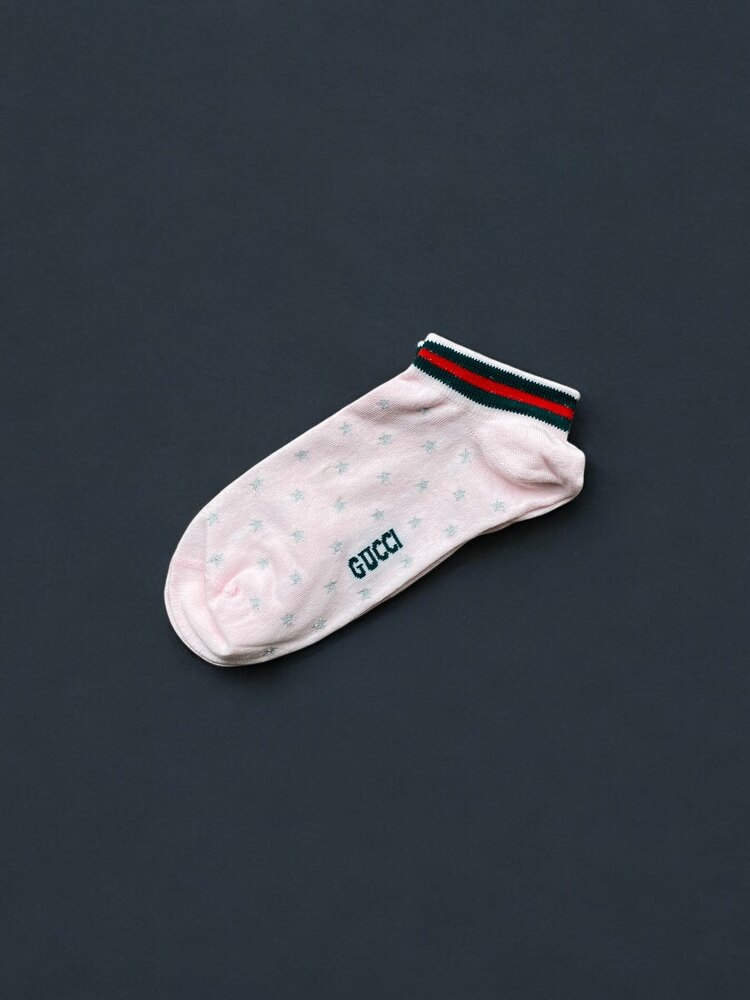 Premium Kalite Gucci Patik Çorap (6 çift)