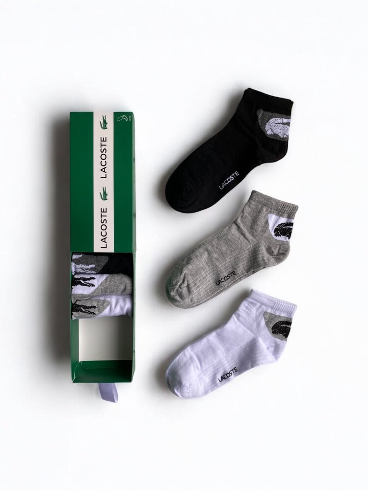 Premium Kalite Lacoste Patik Çorap (6 çift)