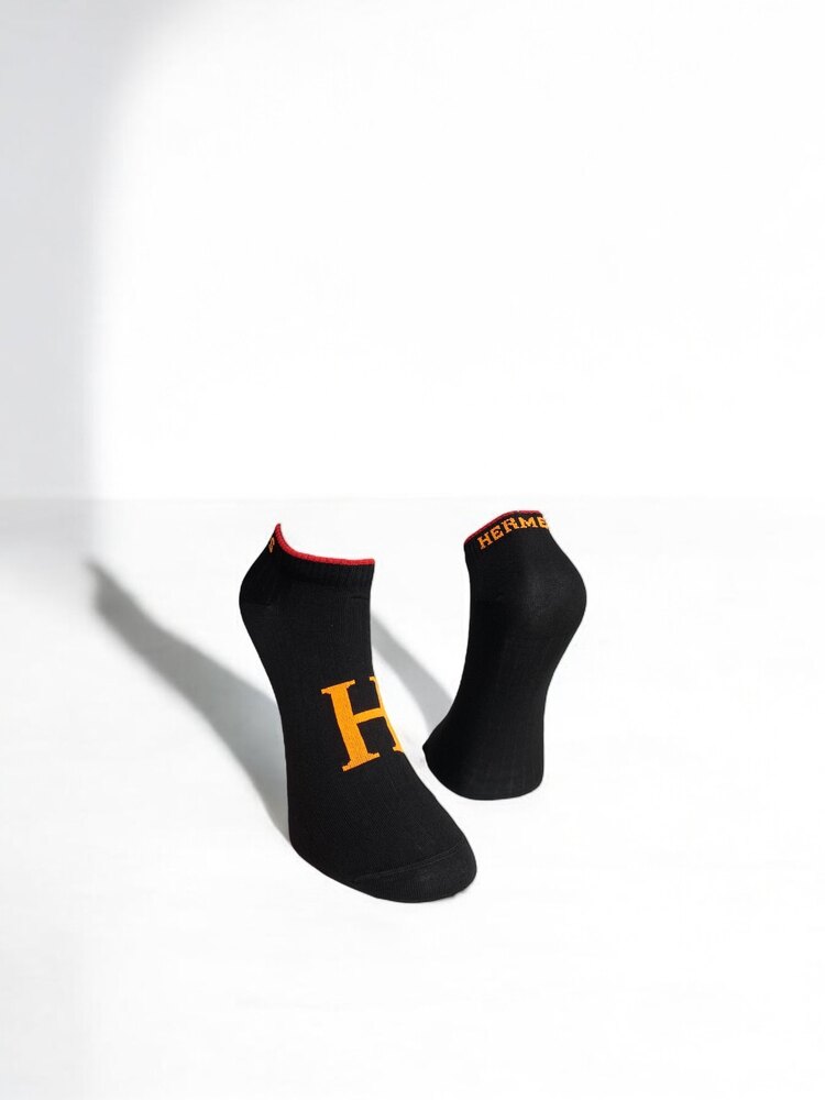Premium Kalite Hermes Patik Çorap (6 Çift)