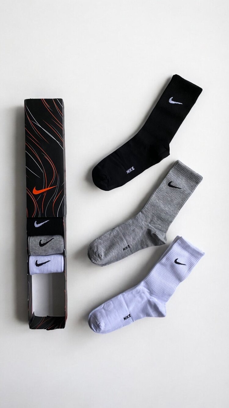 Premium Kalite Nike Soket Çorap (6 çift)