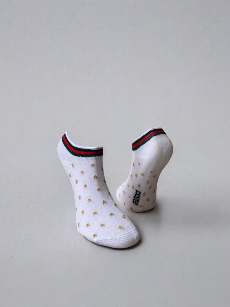 Premium Kalite Gucci Patik Çorap (6 çift)