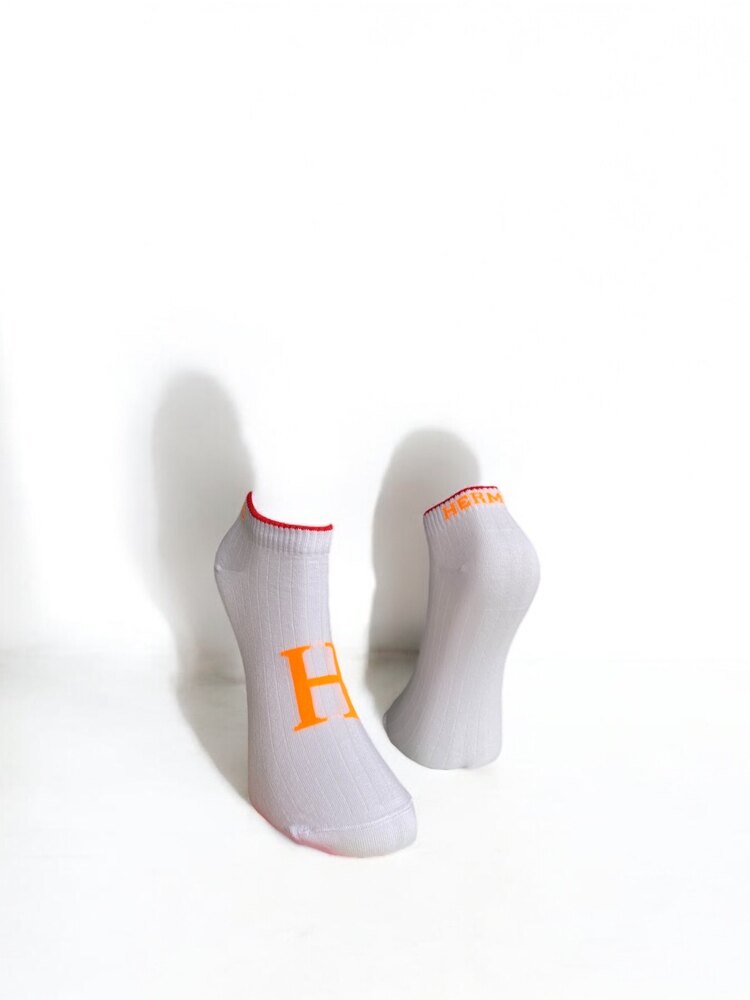 Premium Kalite Hermes Patik Çorap (6 Çift)