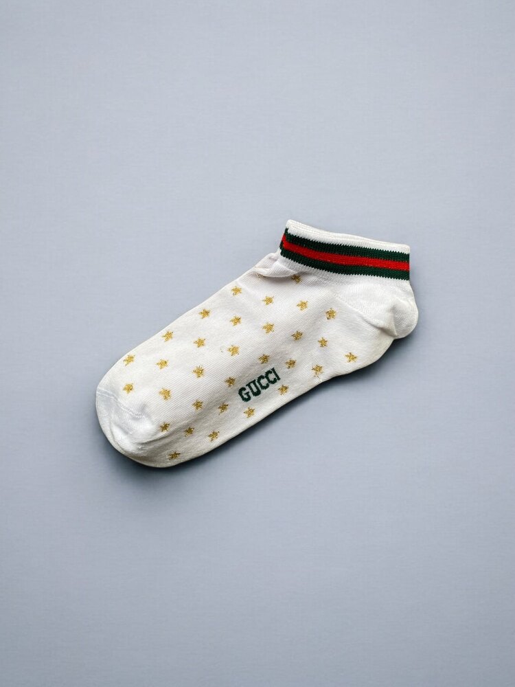 Premium Kalite Gucci Patik Çorap (6 çift)
