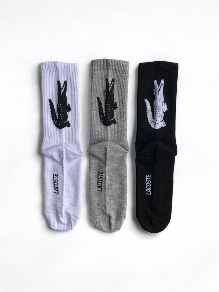 Premium Kalite Lacoste Soket Çorap (6 çift)
