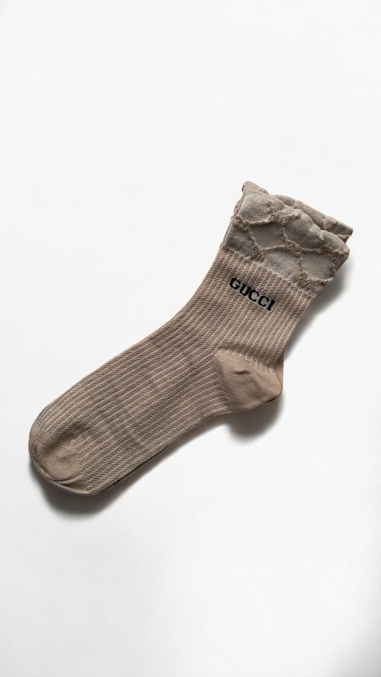 Premium Kalite Gucci Soket Çorap (6 çift)