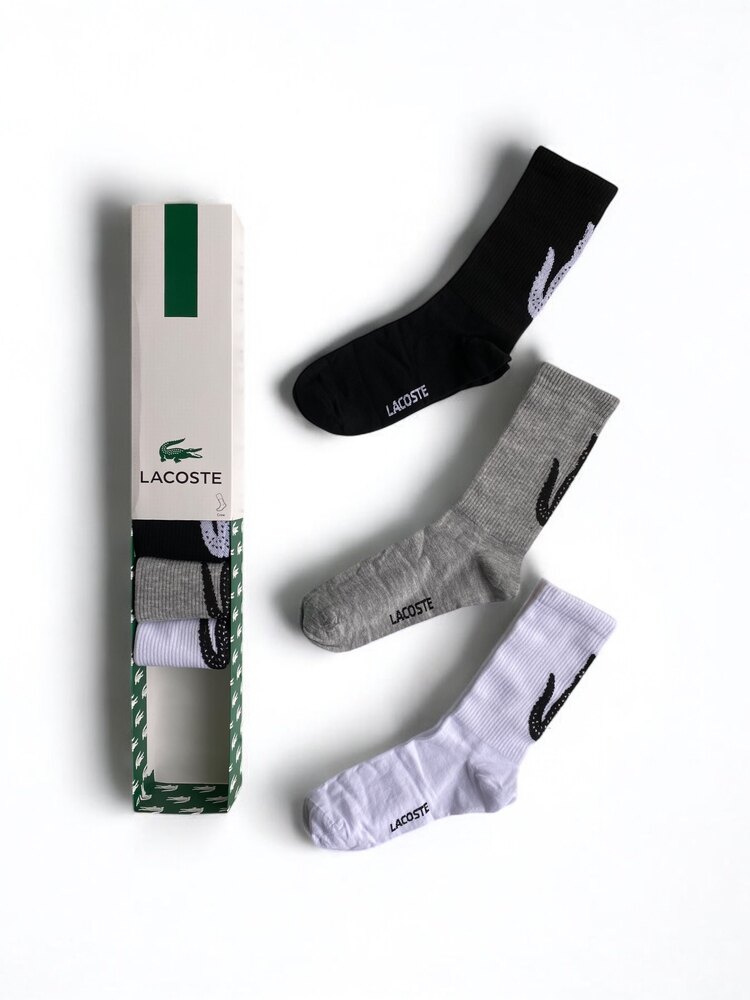Premium Kalite Lacoste Soket Çorap (6 çift)