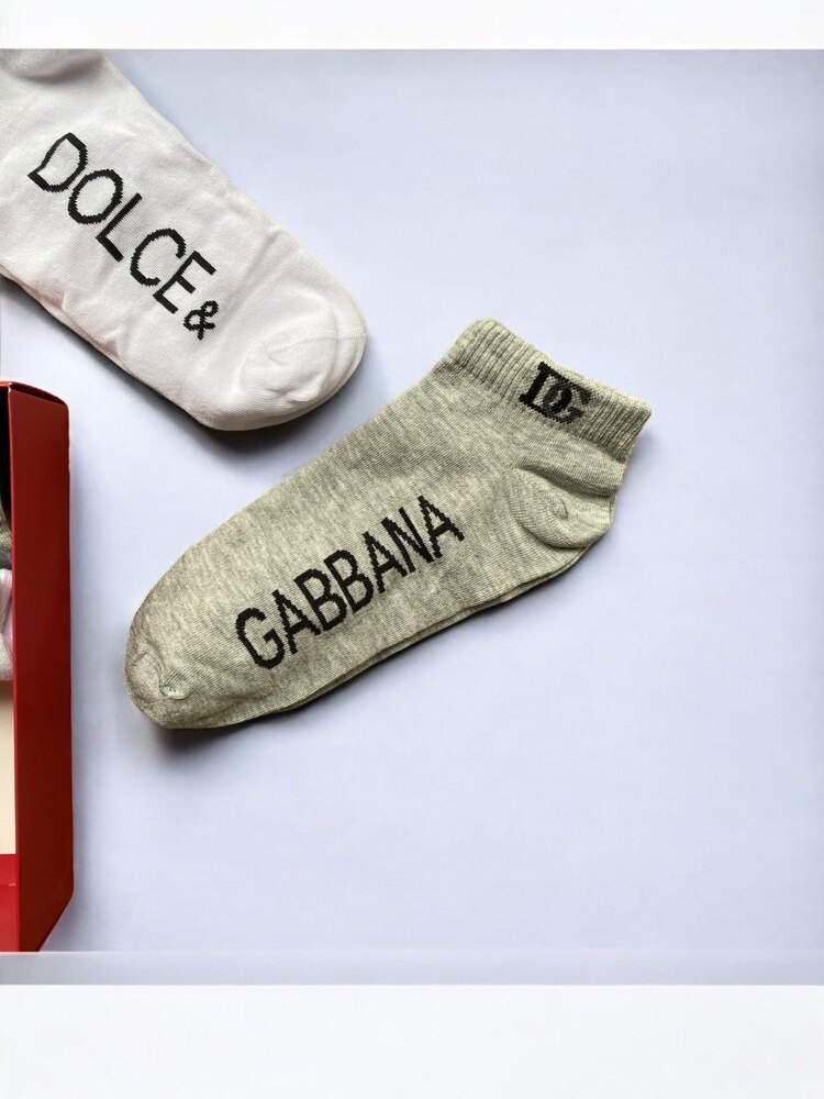 Premium Kalite Gabbana Patik Çorap (6 çift)