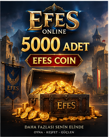 5000 ADET EFES COIN