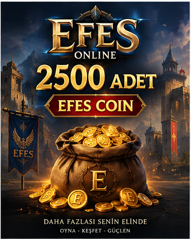 2500 ADET EFES COIN