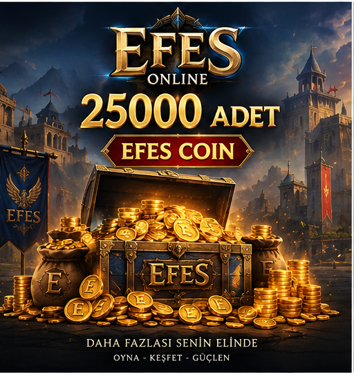 25000 ADET EFES COIN