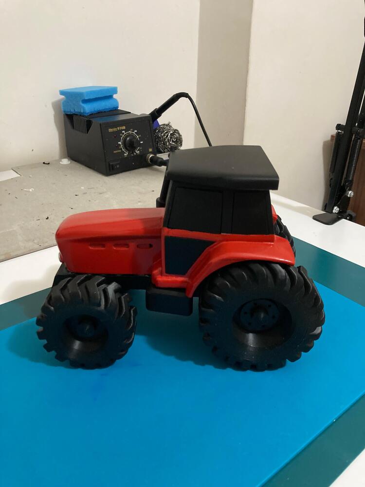 3D Traktör Maket Çalışması
