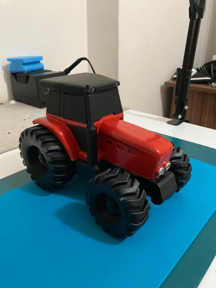 3D Traktör Maket Çalışması