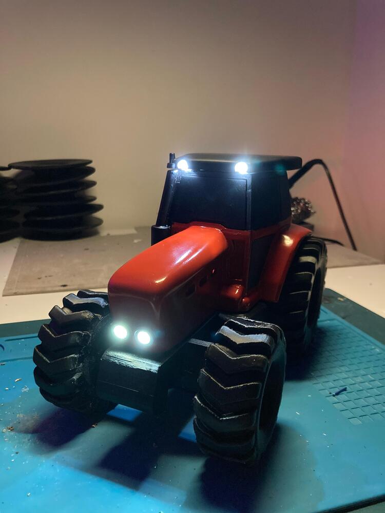 3D Traktör Maket Çalışması