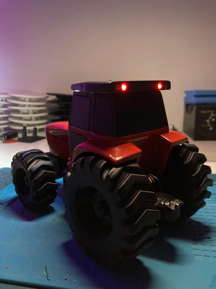 3D Traktör Maket Çalışması