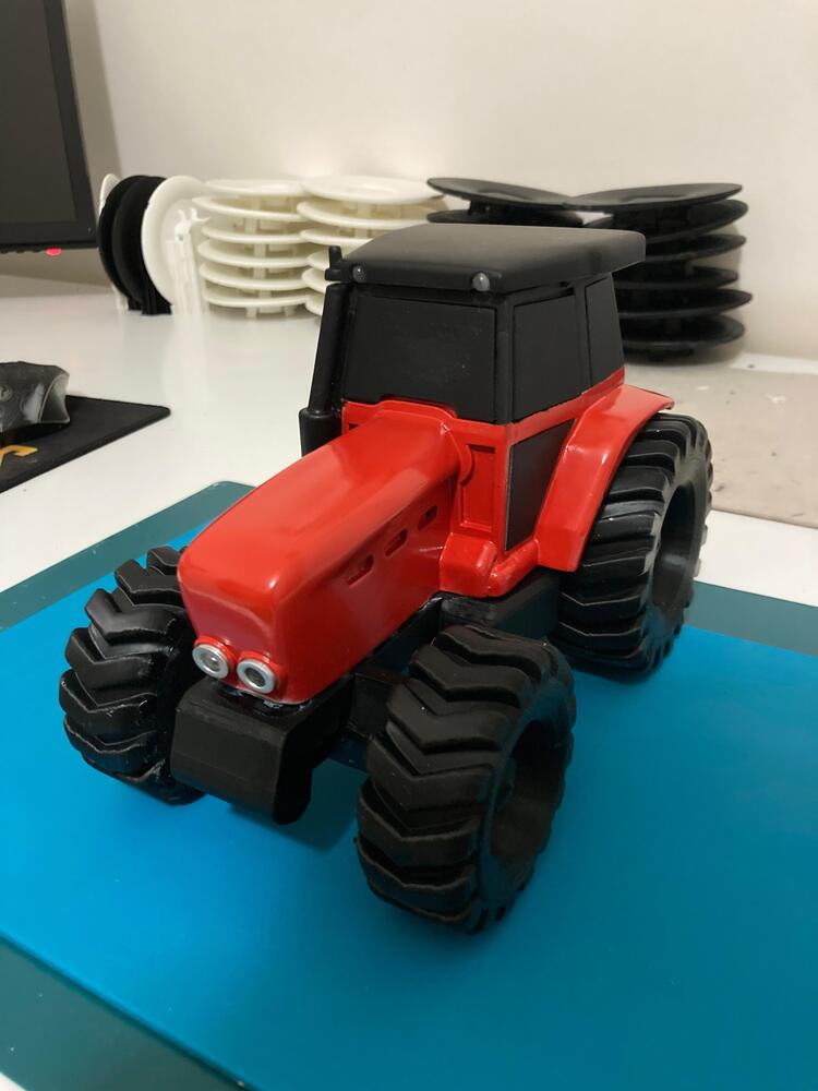 3D Traktör Maket Çalışması