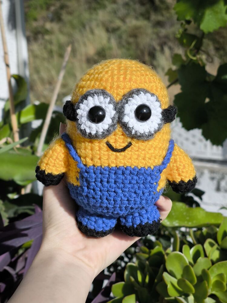 örgü minion peluş