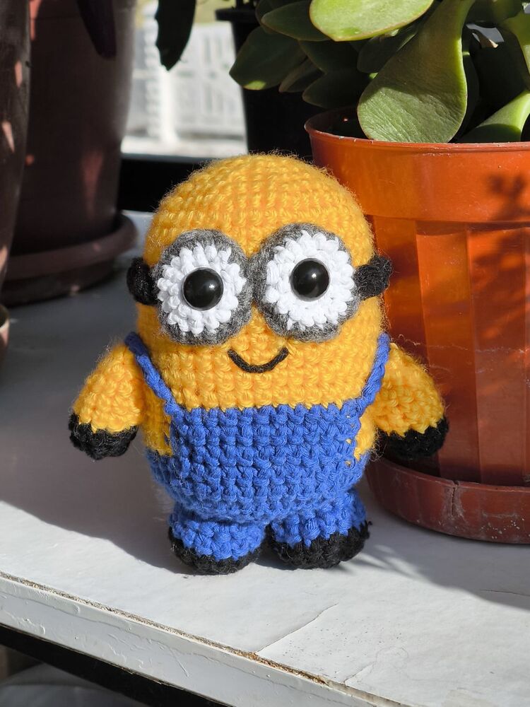 örgü minion peluş