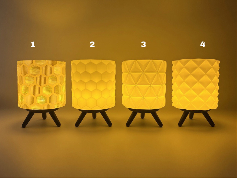 Geometrik Masa Lambası 2 ADET