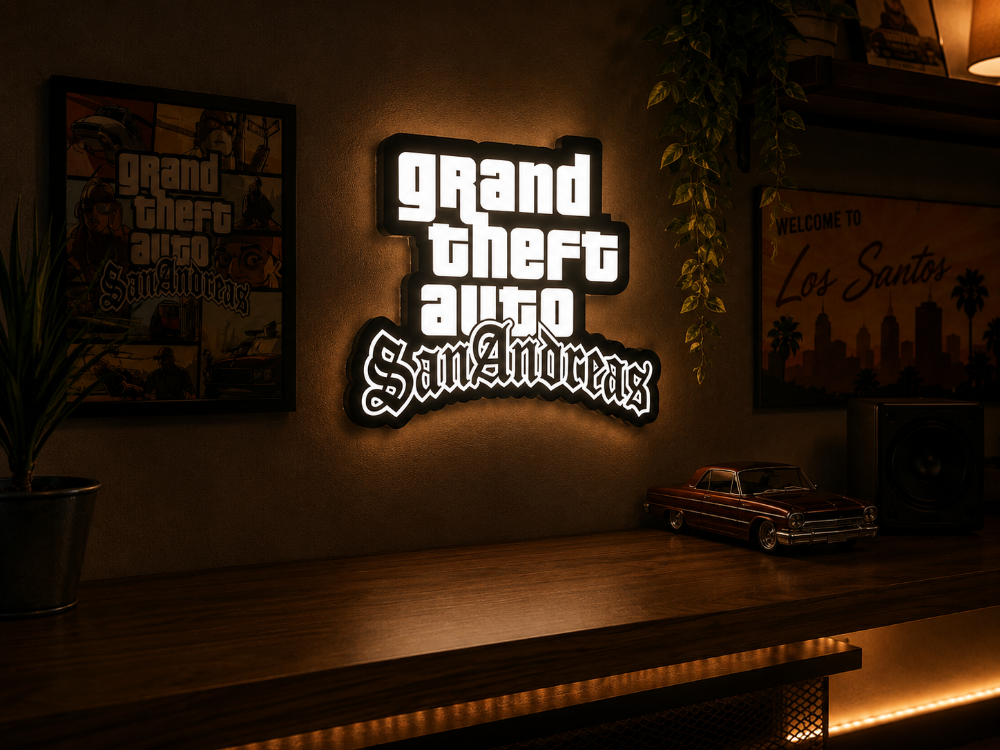 Gta San Andreas Işıklı Tablo
