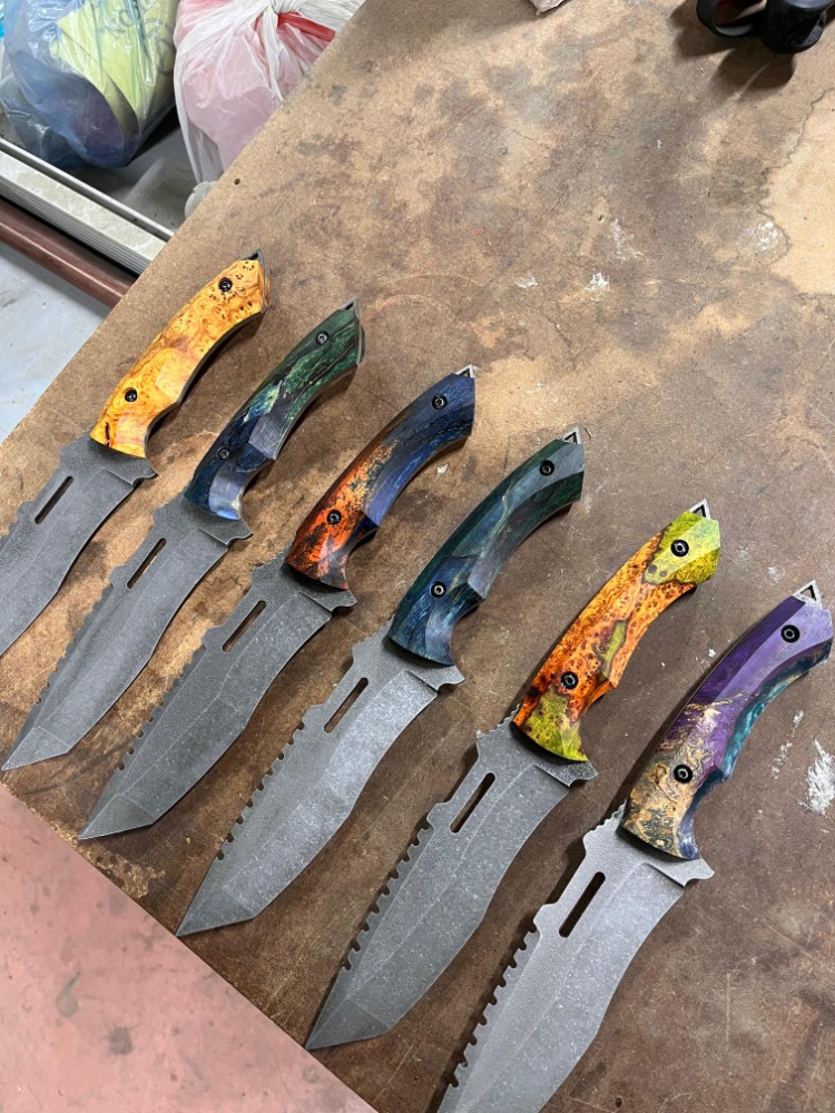 Kuman Model , Stablize Kabza Sleipner Çelik Bushcraft ve Avcı Bıçağı