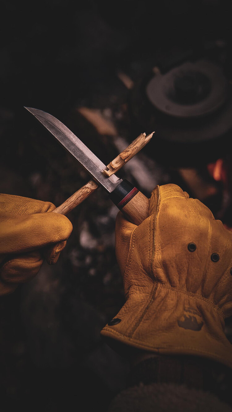 DANA DERİSİ BUSHCRAFT ELDİVEN