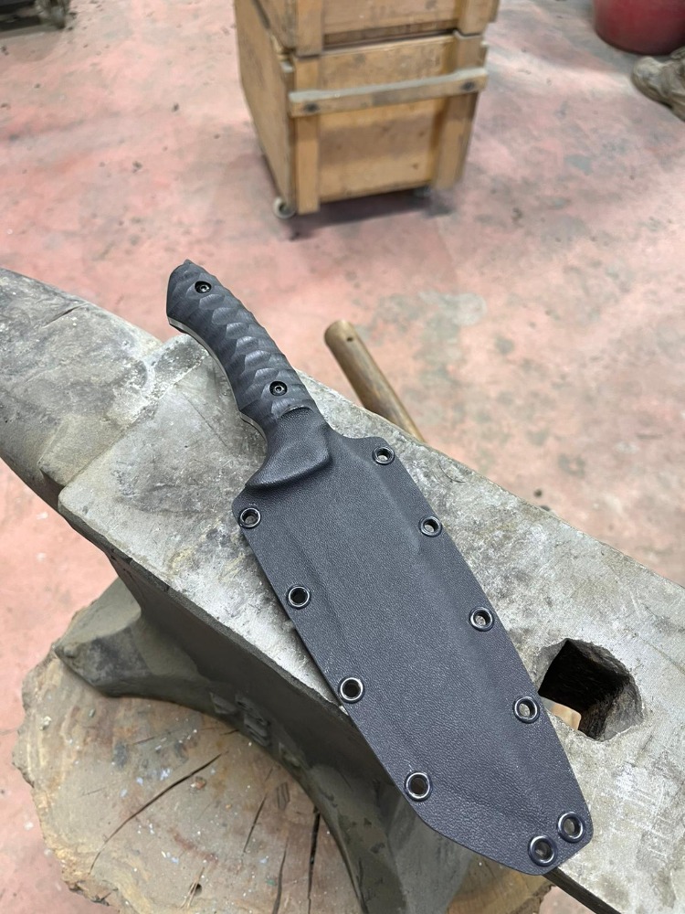 KUMAN Model Sleipner Çelik Kompakt Kabza Avcı ve Bushcraft Bıçak
