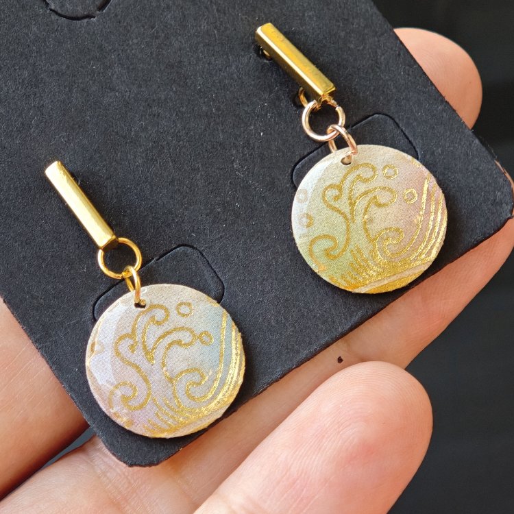 Reiwa -Nami Charm Küpe