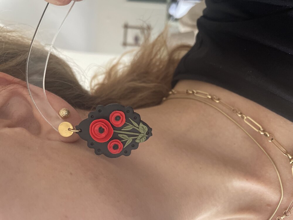 Siyah floral