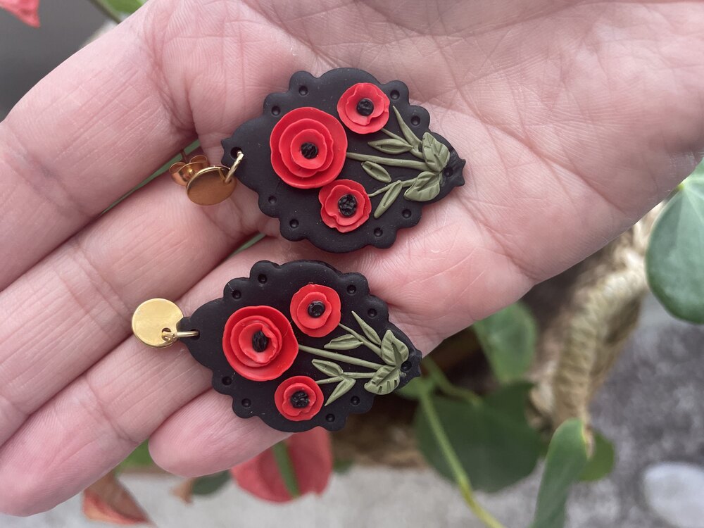 Siyah floral