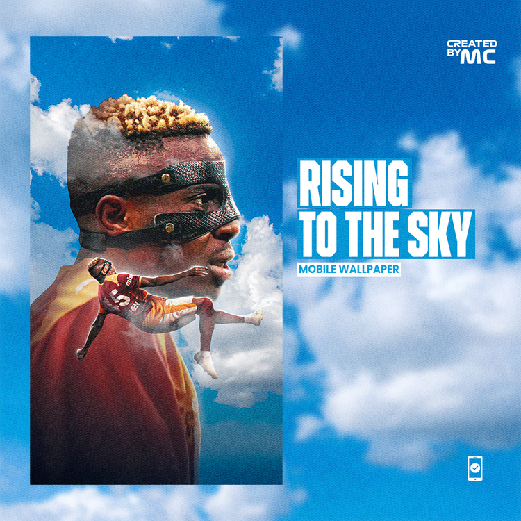 Victor Osimhen - Rising To The Sky Wallpaper