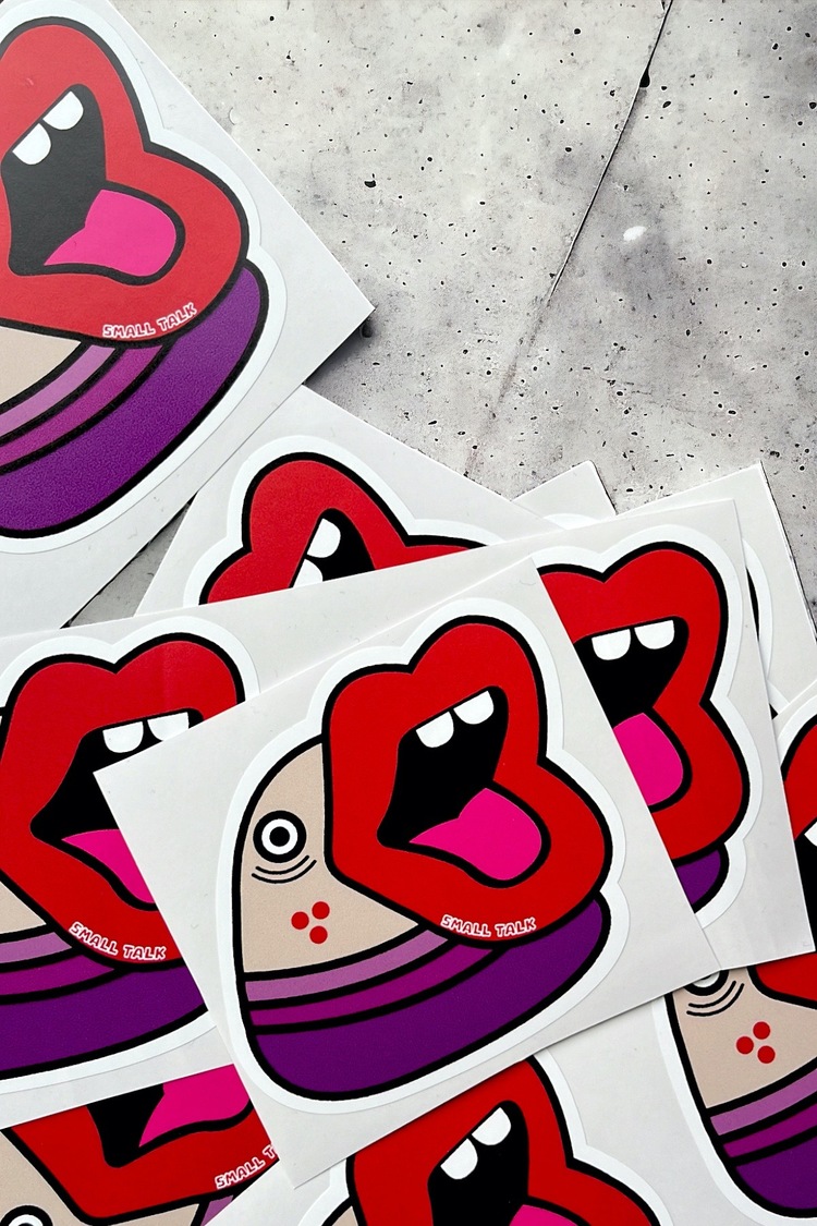SMALL TALK STICKER