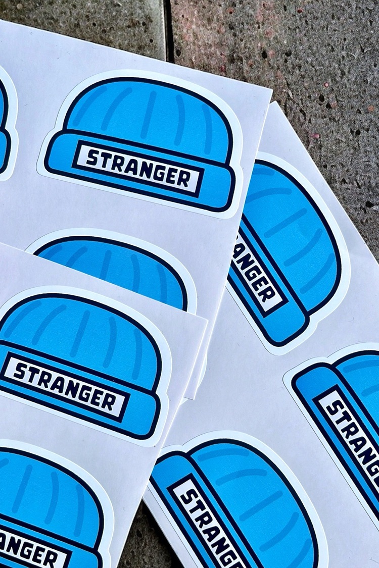 STRANGER STICKER