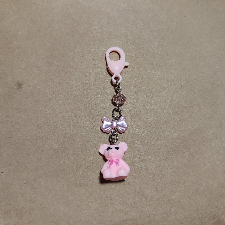 pembe ayı anahtarlık