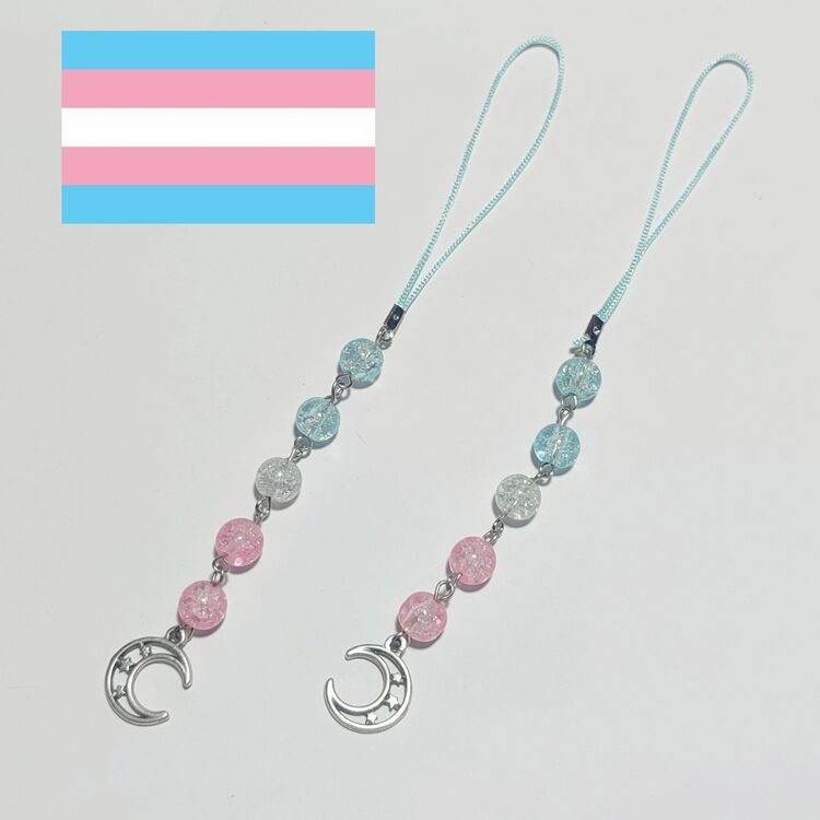 Queer Telefon Charm Trans