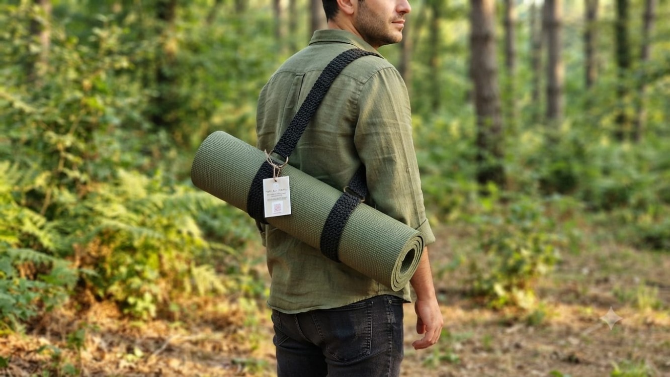 yoga mat taşıyıcı siyah