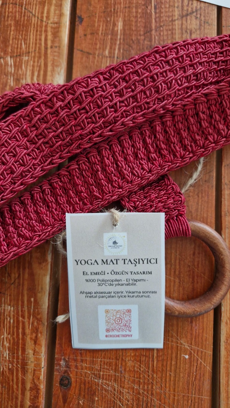 Yoga Mat Taşıyıcı Bordo