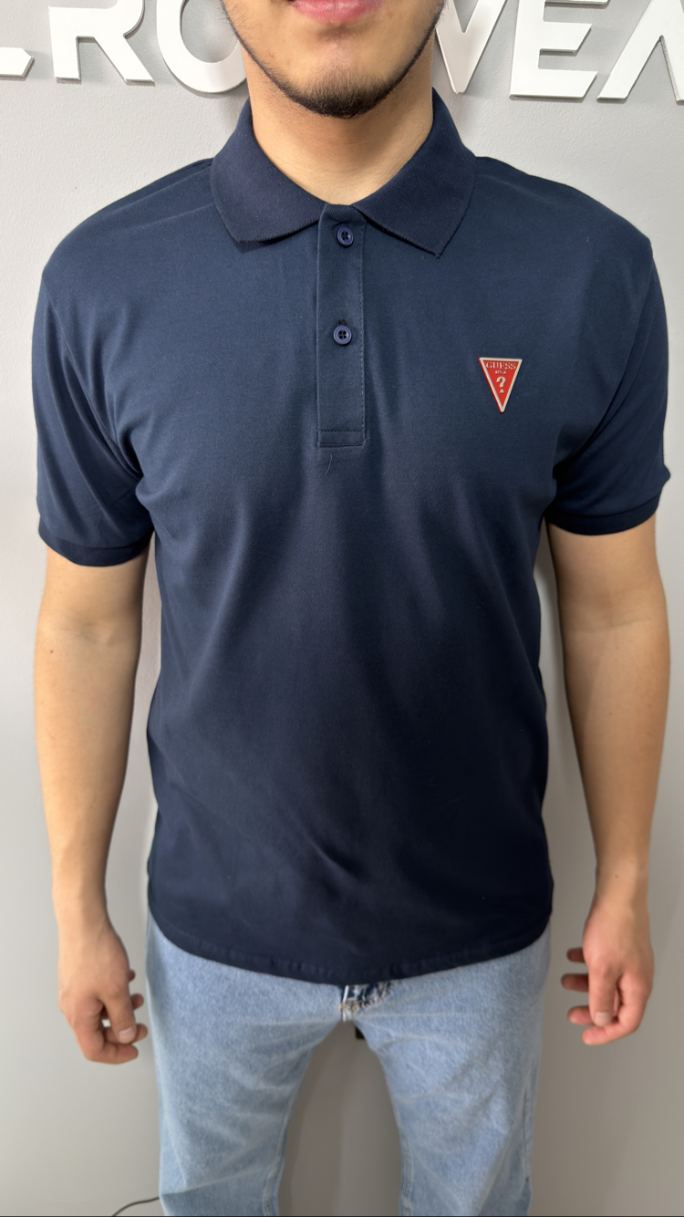 Guess Lacivert Polo Yaka