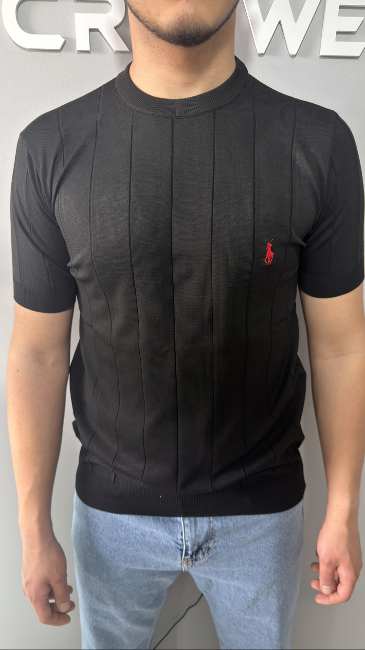 Polo Siyah Triko