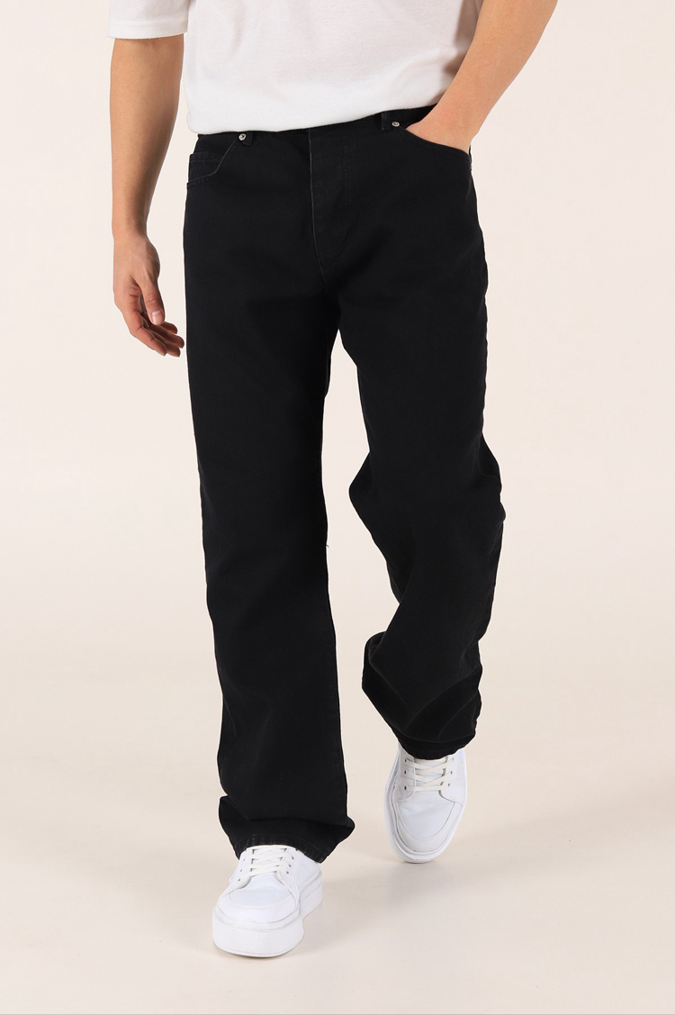 Siyah Baggy Erkek Pantolon 