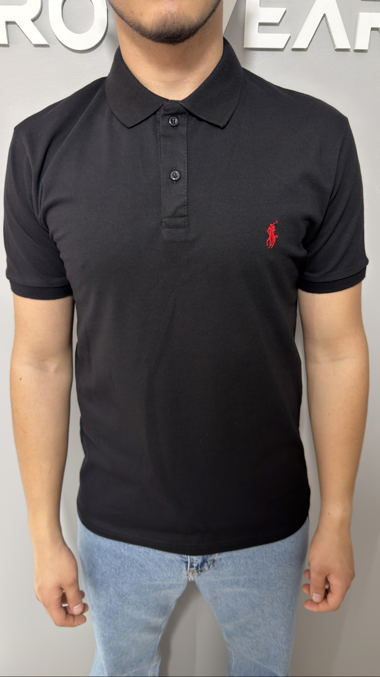 Polo Siyah Polo Yaka
