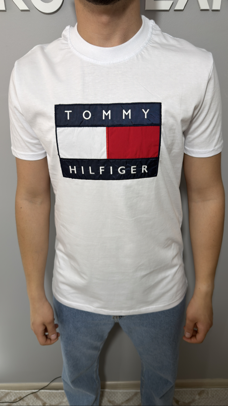 Tommy Hılfıger Beyaz Tişört