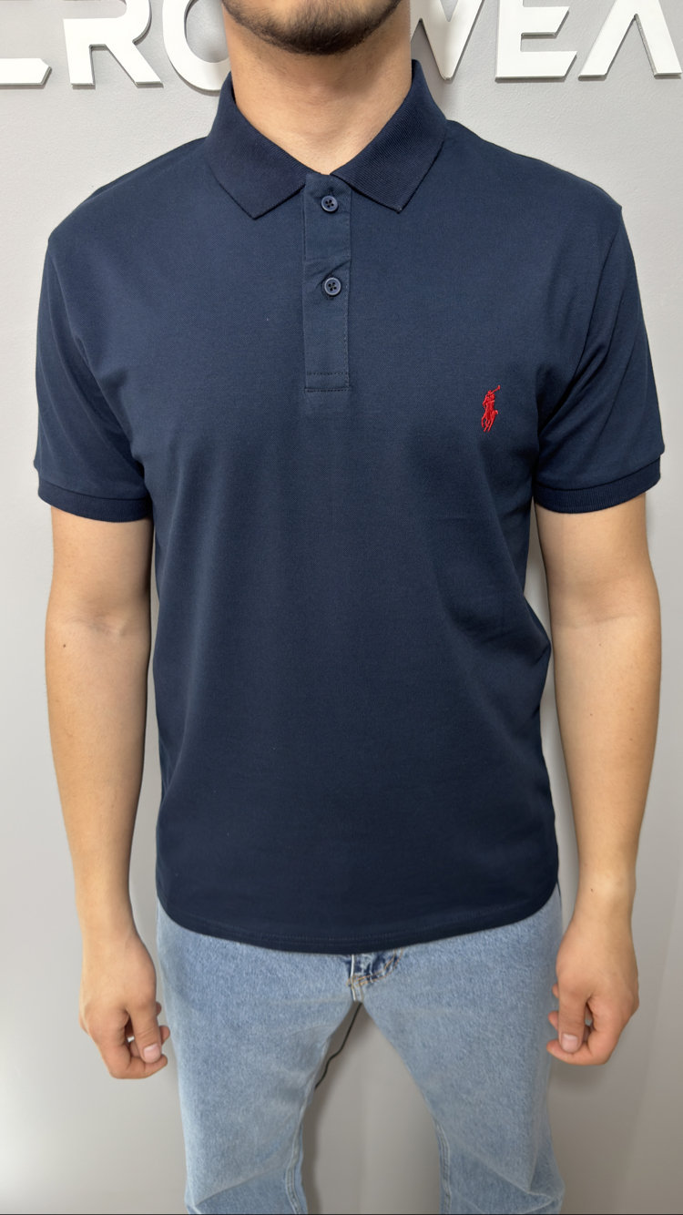 Polo Lacivert Polo Yaka